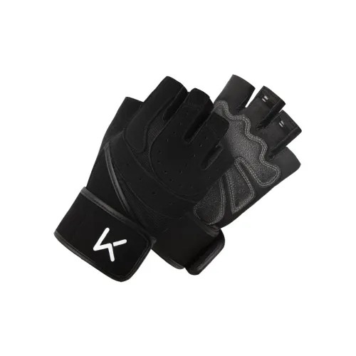 Keep Pull-Up Bar With Single Stripe Fitness Gloves Palm Protection Wear-Resistant