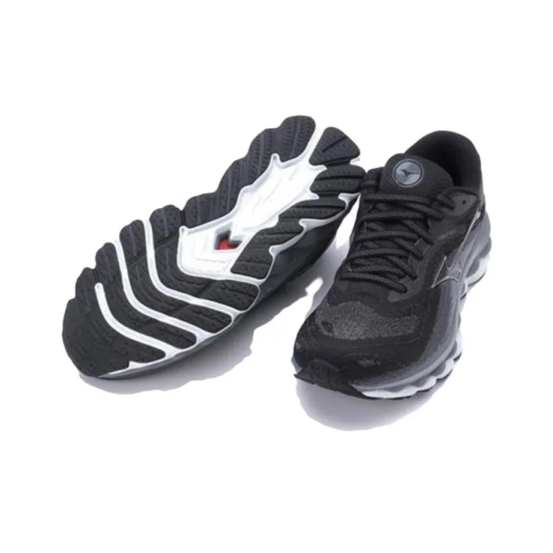 Mizuno Women's Wave Sky 7 Super Wide 'Black Silverstar' Women's-3