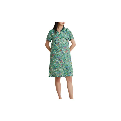 PUKKA Short-Sleeved Dresses Women's Emerald Green