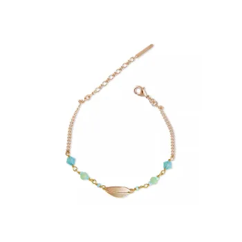 SATELLITE Glass Beads Bracelets Women's Rose Gold