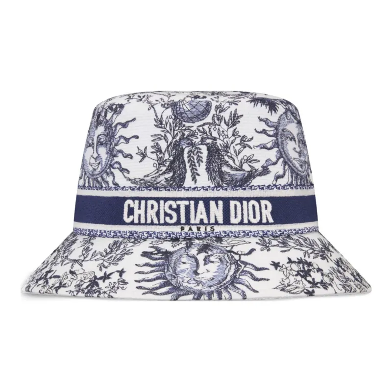 DIOR Polypropylene Bucket Hats Women's Blue-0
