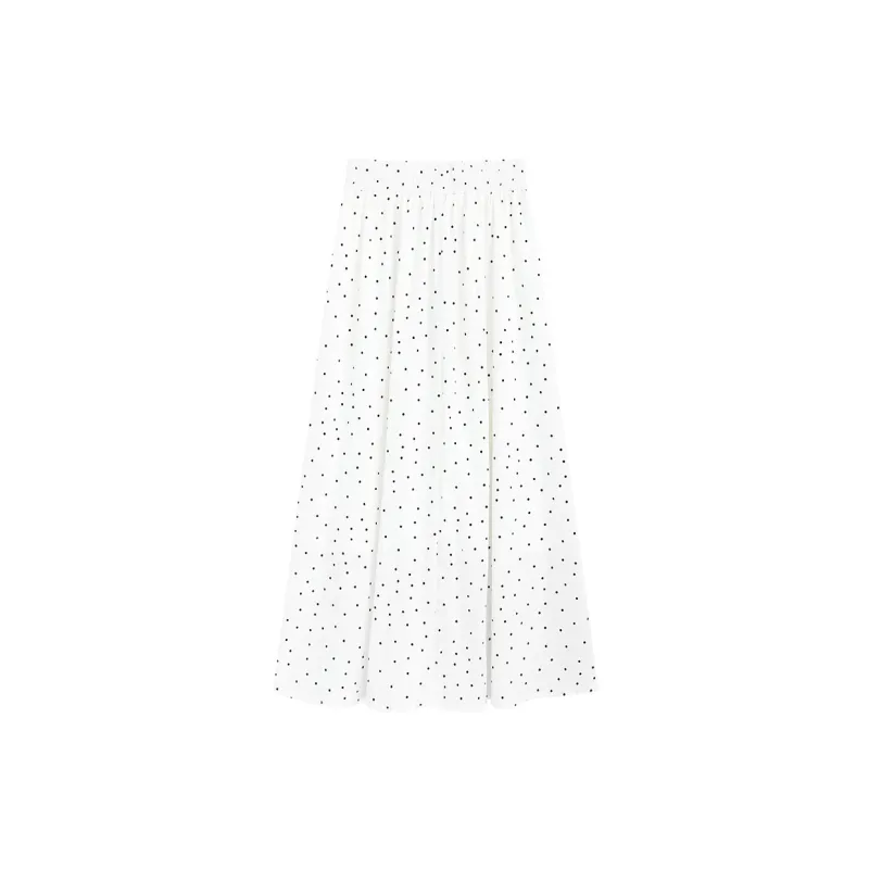 Garbege Casual Long Skirts Women's White-1
