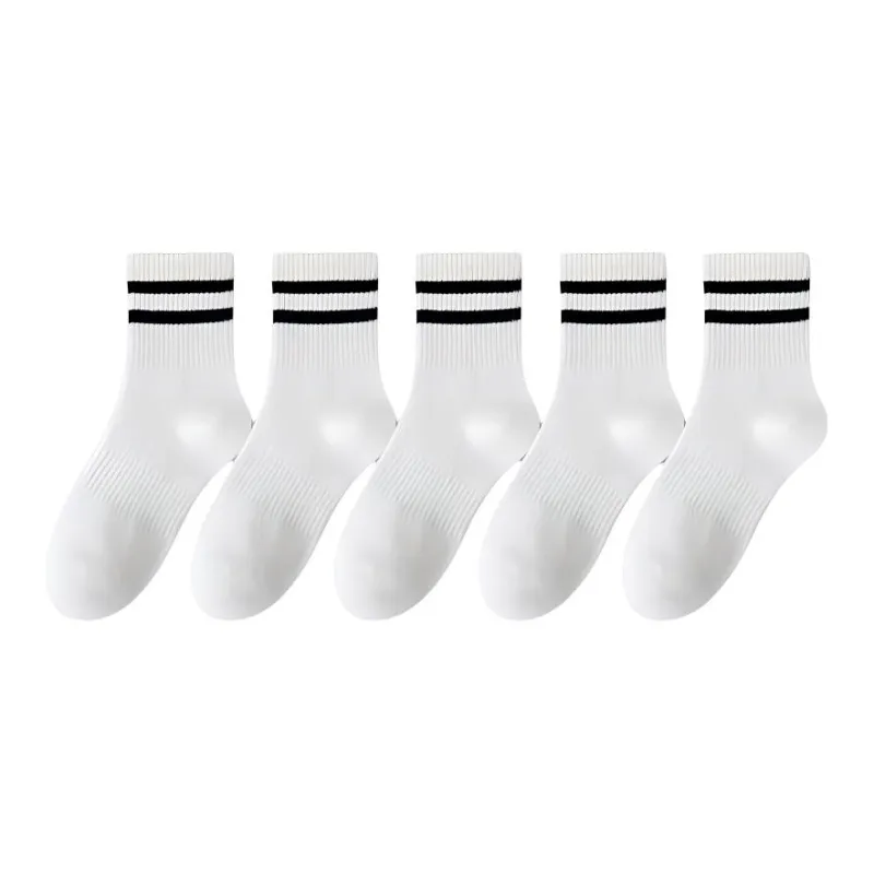 MIIOW Mid Calf Socks Men's 5 Pack-2