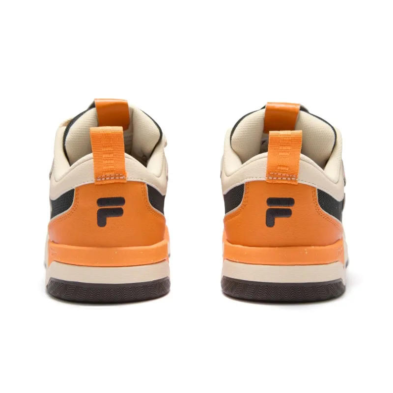 FILA FUSION Nollie Low Top Skateboard Shoes Men's Orange Gray-2