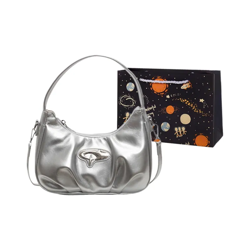 SWIMADE PU Portable Crossbody Bag, Shoulder Bag Women's Red/Black/Silver/Ecru-10
