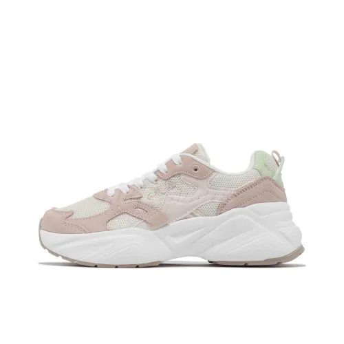 FILA Circuit Anti-Slip Wear-Resistant Low-Top Chunky Sneakers Women's Pink White