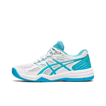 Asics Upcourt 4 Running Shoes White/Blue Women's