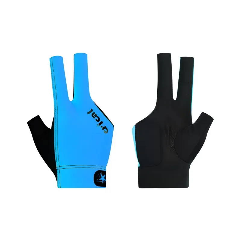KONLLEN Billiards Three Finger Gloves Lycra Fabric Unisex Multicolor-7