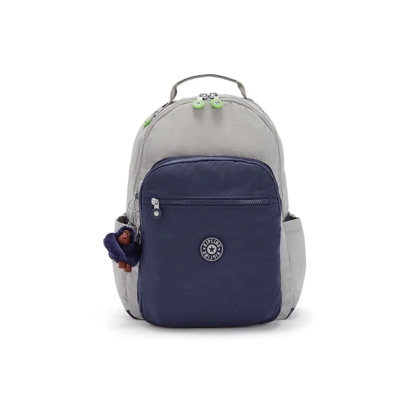 Kipling Polyamide Backpack Large Size Men's Naughty Gray-0