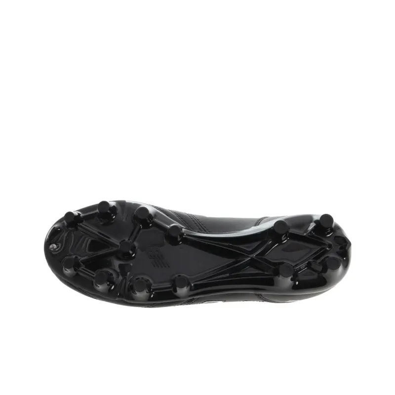 New Balance 442 Series HG Rubber Short Studs Firm Ground Anti Slip Wear Resistant Soccer Shoes Men's Black-4