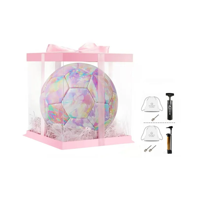 Kuangmi Size 5 Soccer PVC Unisex Diamond Tie Dye-8