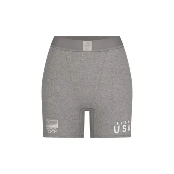 Skims Paralympic Capsule Rib Boxer Heather Grey