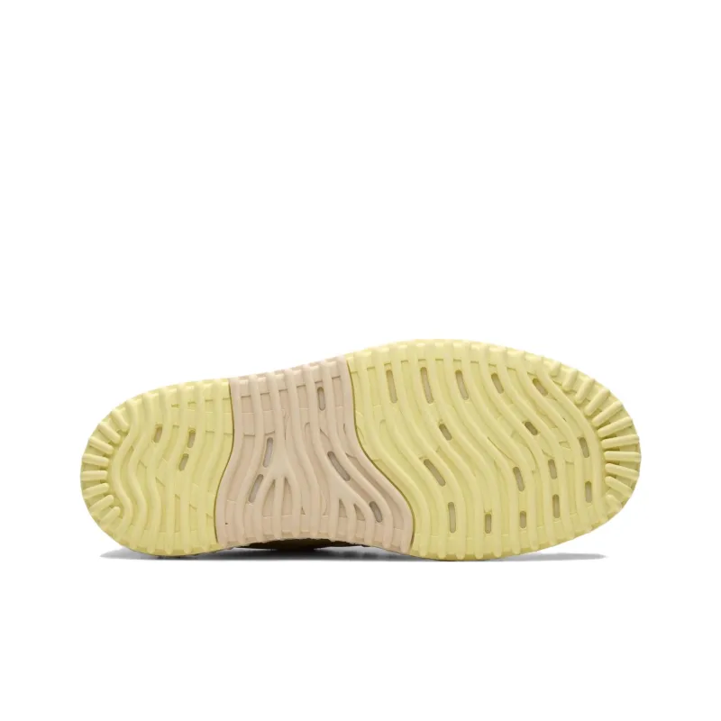 Clarks Low Top Skateboard Shoes Men's Beige Yellow-5
