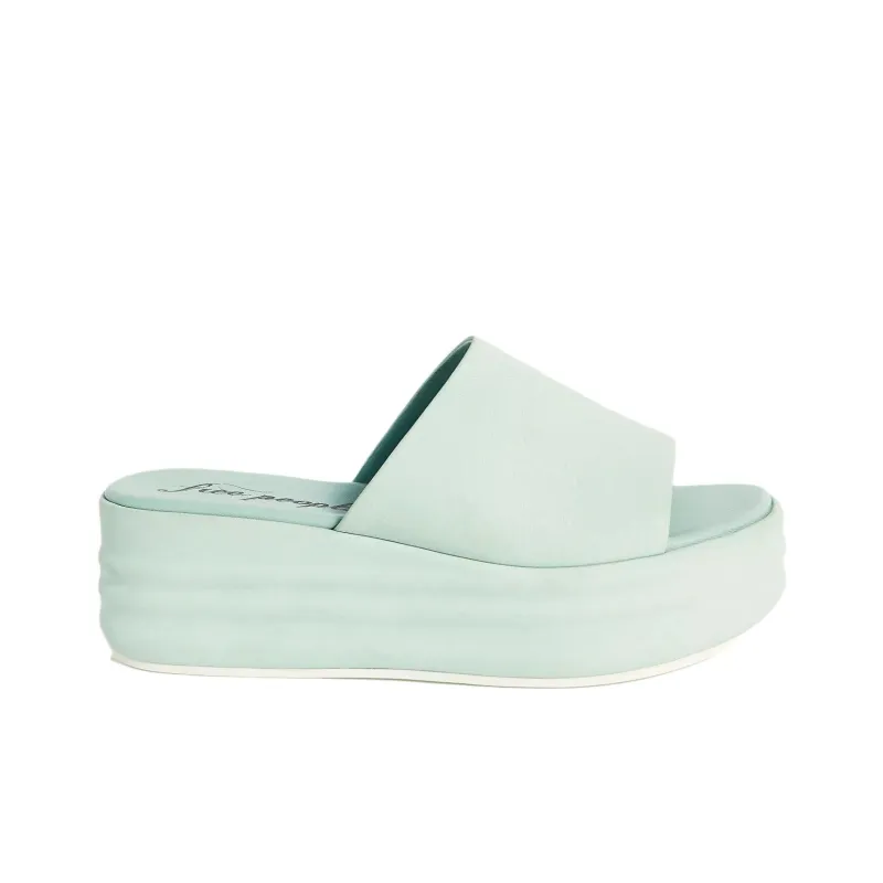 FREE PEOPLE Slide Slippers 7cm Women's Mint Green-1