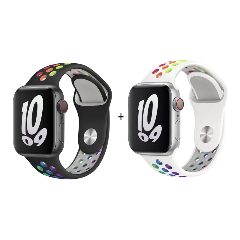 ZHISHENG Apple Compatibility Watch Band 38~45mm Silicone Material-2