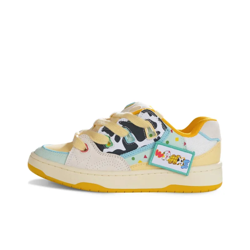 Ollieskate Slip Resistant Quick Dry Low Top Skateboard Shoes Unisex Cow Xiaoxin Color Scheme-1