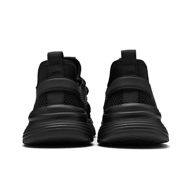 HLA Outdoor Breathable Mesh Height Increasing Casual Shoes Wear-Resistant Running Shoes Men's-3
