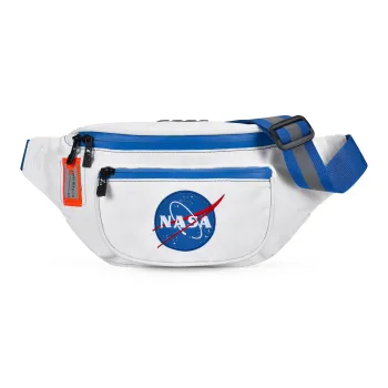 COEXISTENCE NASA Collaboration Polyester Fanny Pack, Crossbody Bag, Sling Bag Regular Unisex White