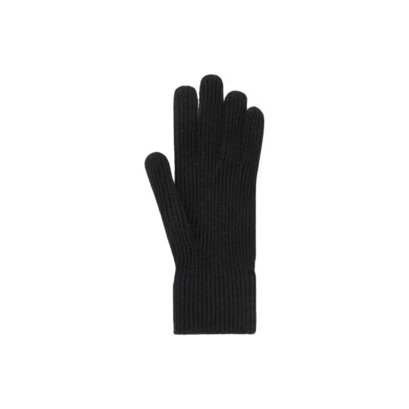 Moncler Logo Patch Knit Gloves-1