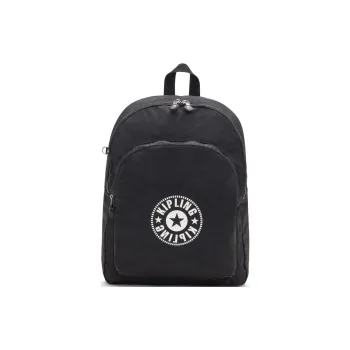 Kipling Polyamide Backpack Large Size Men's Black