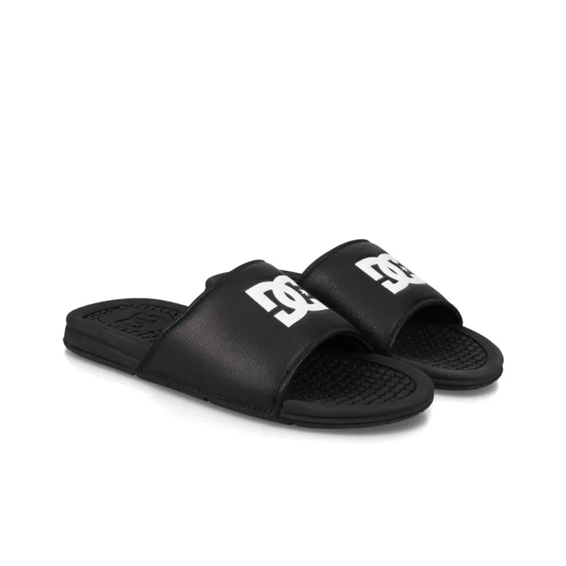 DC Shoes PVC Polyvinyl Chloride Slide Slippers Men's Black-2