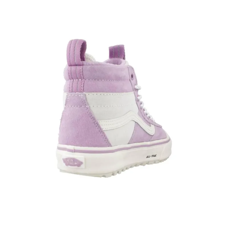 Vans SK8 MTE 2 Cushioning Wear Resistant High Top Skateboard Shoes Unisex Purple Gray-4