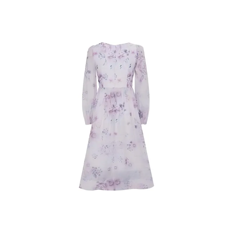 TAMMY TANGS Long Sleeved Dresses Women's Purple-1
