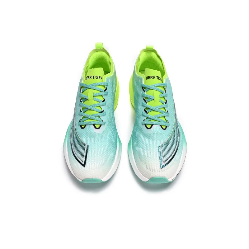 HERR TIGER Cushioning Rebound Lightweight Breathable Running Shoes Unisex Electric Glow Blue-13