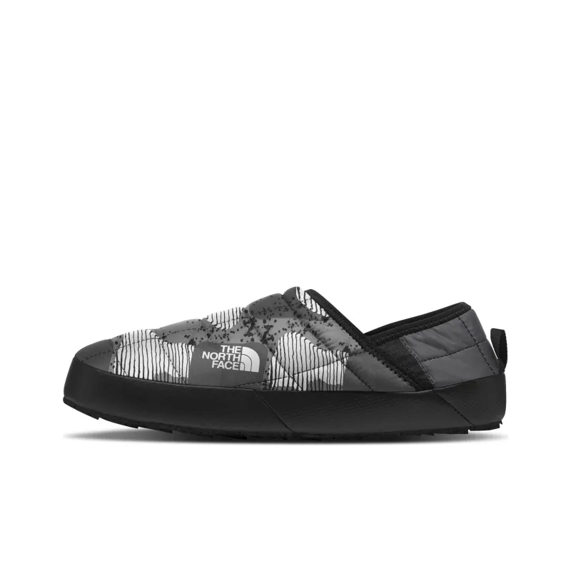 THE NORTH FACE ThermoBall Traction Mules V Cushioned Slip-Resistant Breathable Low-Top Casual Shoes Men's Black Gray-0