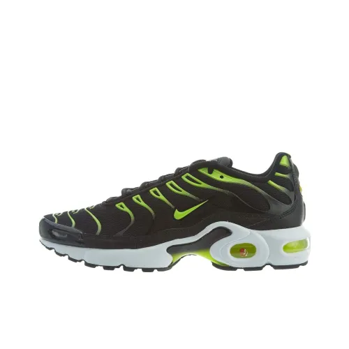 Nike Air Max Plus Running Shoes Men Low-Top Black/Green