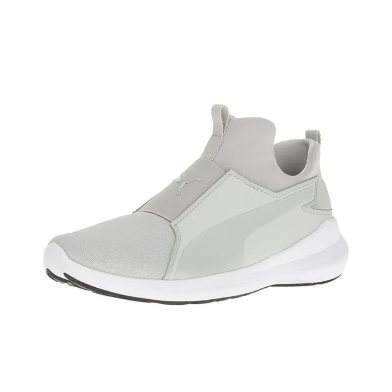 PUMA Rebel Mid Trainers White Women's-0