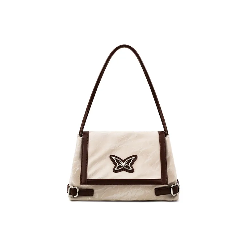 Vigno Synthetic Leather Shoulder Bag Regular Women's Pink/Apricot/Black/Gray/Blue-9