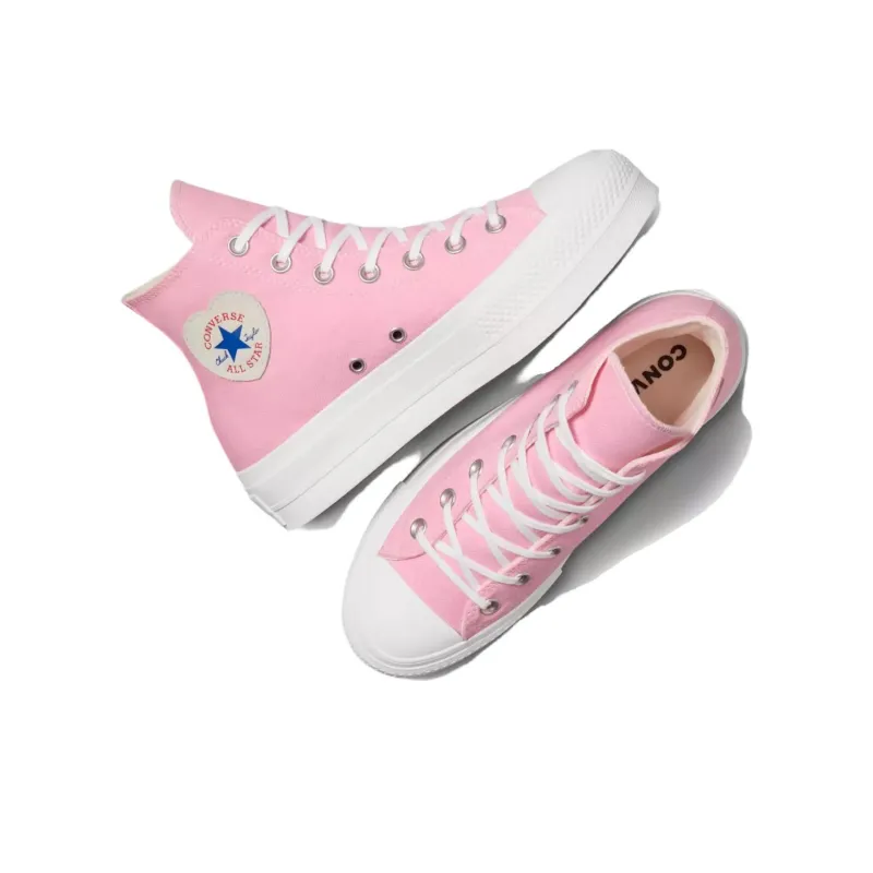 Converse Chuck Taylor All Star Canvas Shoes Unisex High Top Pink White Blue Red-3