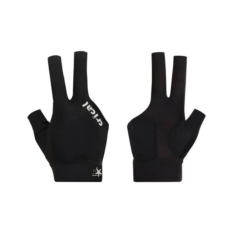 KONLLEN Billiards Three Finger Gloves Lycra Fabric Unisex Multicolor-1