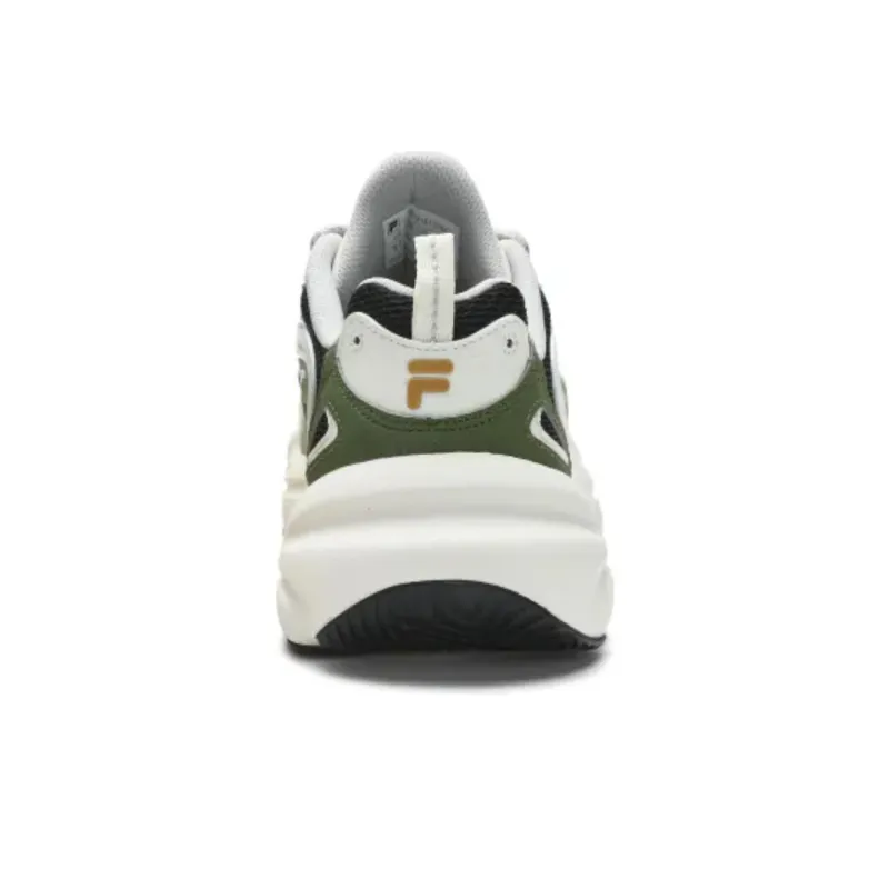 FILA FUSION SKY TRAIL DX Fishbone Head Chunky Sneakers Men Low Top White Green Black Gray-4