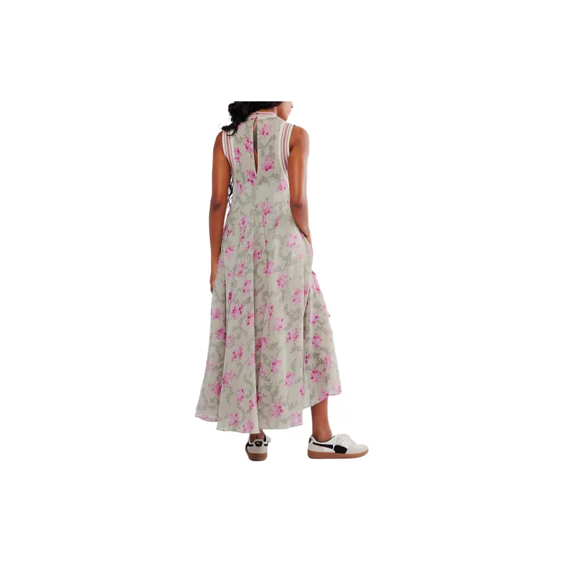 FREE PEOPLE Bali Adaire Maxi Dress Sleeveless Dress Women's Mint Combo/Mint Green Combo-1