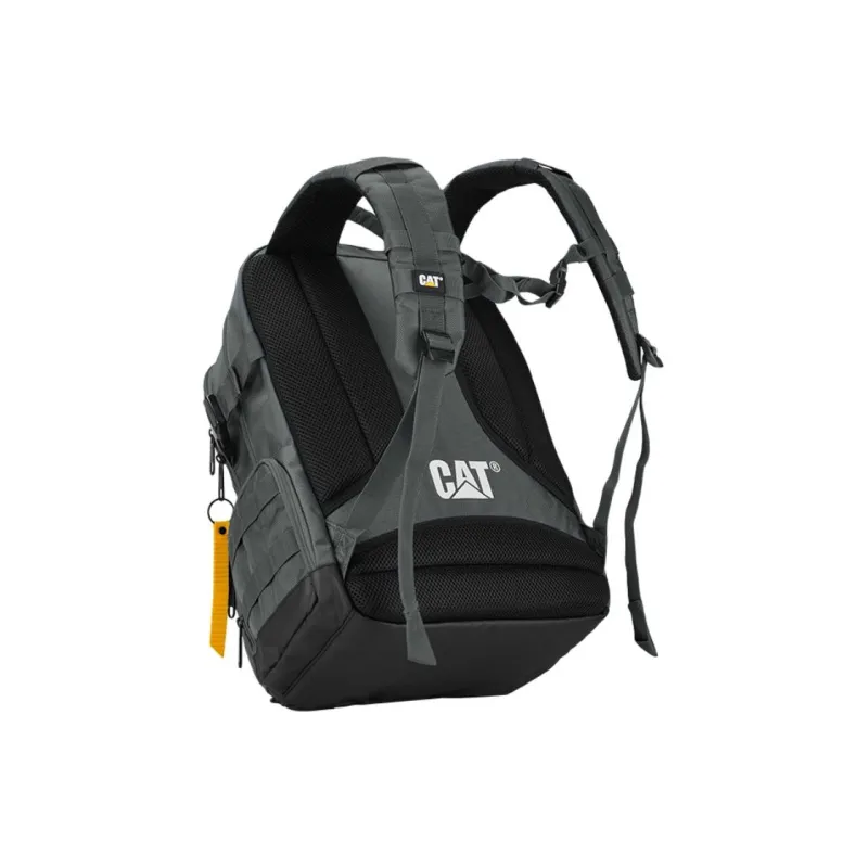 CAT Polyester Backpack Tubas Unisex Dark Gray/Black-4