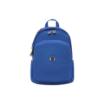 Kipling Polyamide Backpack Medium Size Unisex Satin Blue