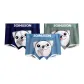 3 Pack-Dark Blue+Gray Wood Green+Morandi Blue