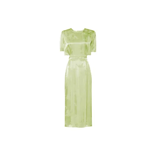 Duffy fashion Short-Sleeved Dresses Women's Light Green