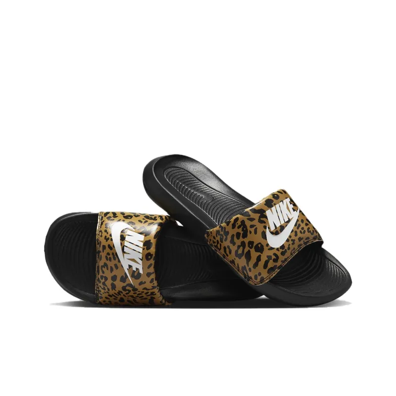 Nike Victori One Slide P Cheetah Print Black Women's-3