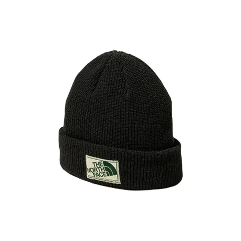 THE NORTH FACE Polyester Beanies Unisex Black-1