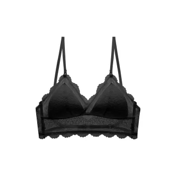 Flowers In Water Bra Women's Black