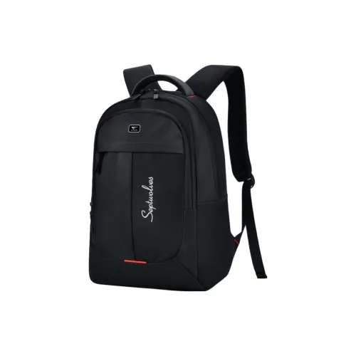 SEPTWOLVES Oxford Backpack Regular Unisex Black