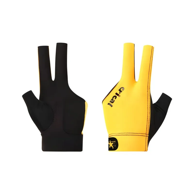 KONLLEN Billiards Three Finger Gloves Lycra Fabric Unisex Multicolor-4