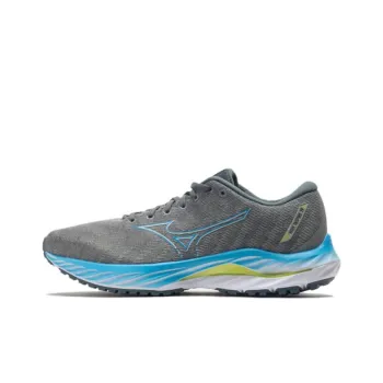 Mizuno Wave Inspire 19 Abrasion Resistant Low Top Running Shoes Men's Gray