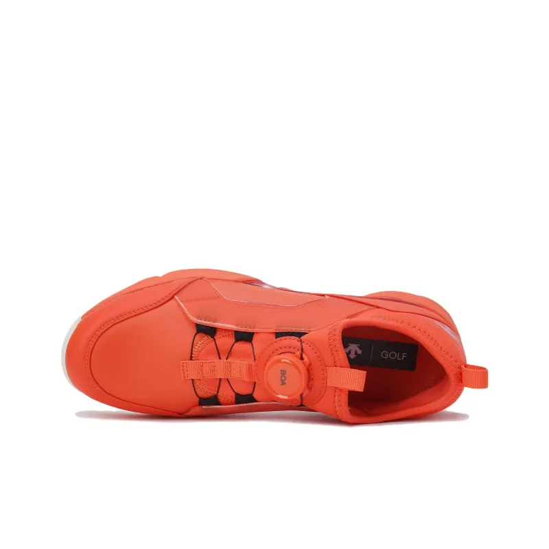 DESCENTE EAGLE CONIC BOA® Low Top Golf Shoes Men's Orange-3