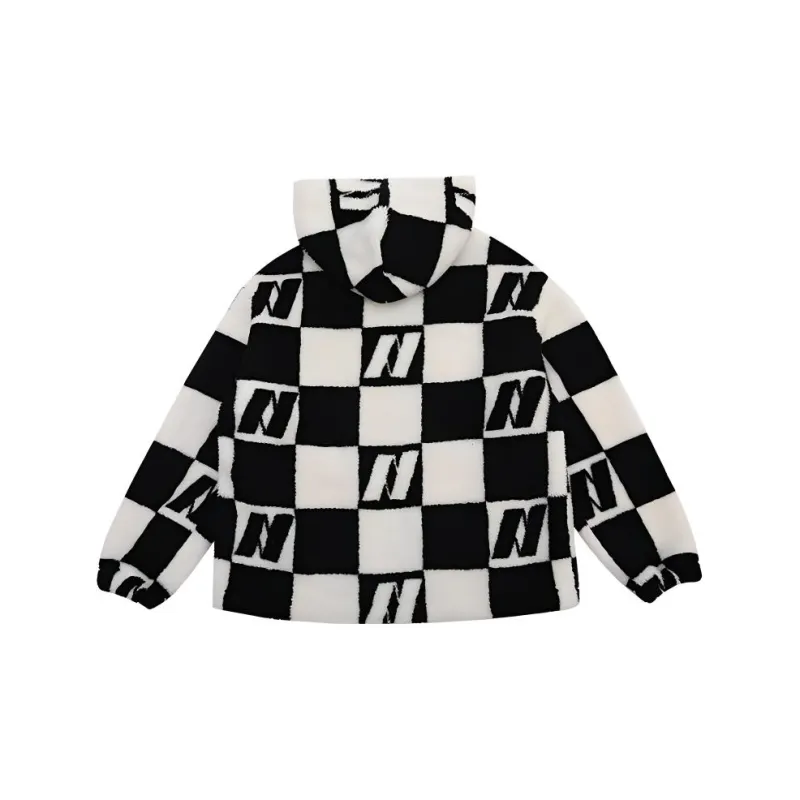 NERDY Puffer Jacket Unisex Black-1
