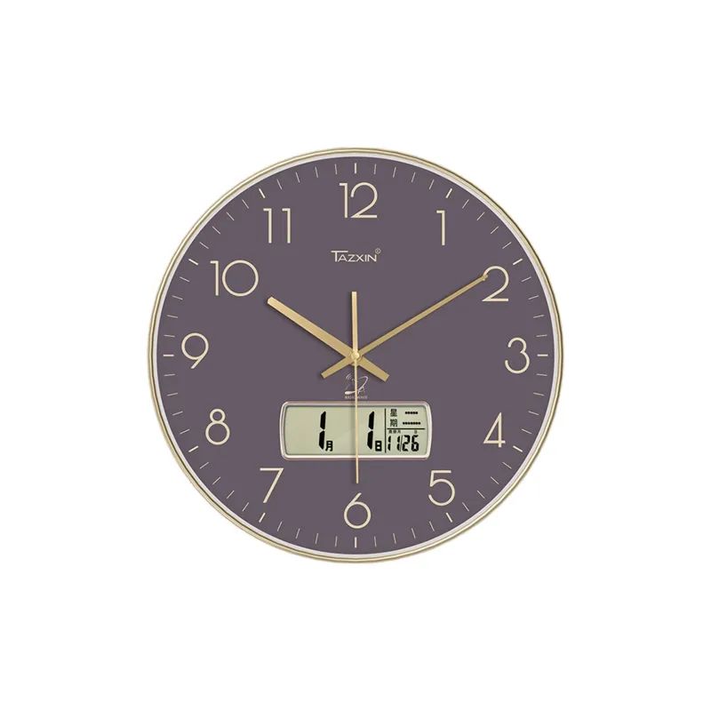 WEESHI Radio Movement Automatic Wall Clock With White Dial, No Manual Time And Date Adjustment Needed. All Unisex-8