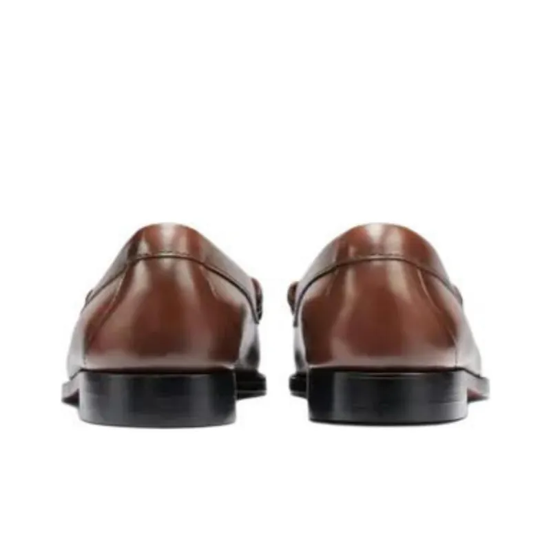 G.H. Bass & Co. Larson Loafers Men's Brown White-4